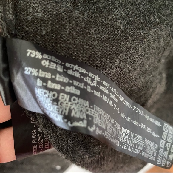 ZARA Knit boxy oversized drop shoulder sweater - Picture 6 of 9